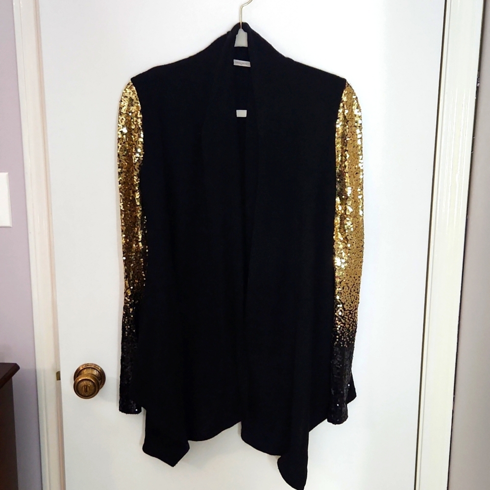 Women's Sequined Open Cardigan